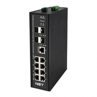 картинка PoE-коммутатор NST NS-SW-8G4G-PL/IM от магазина Охранных систем и видеонаблюдения