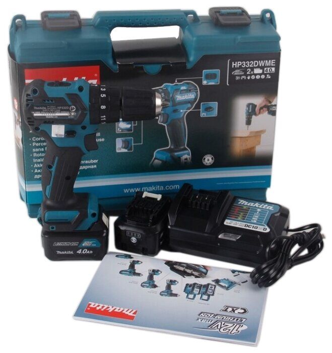 картинка Дрель-шуруповерт Makita HP332DWME от магазина Охранных систем и видеонаблюдения