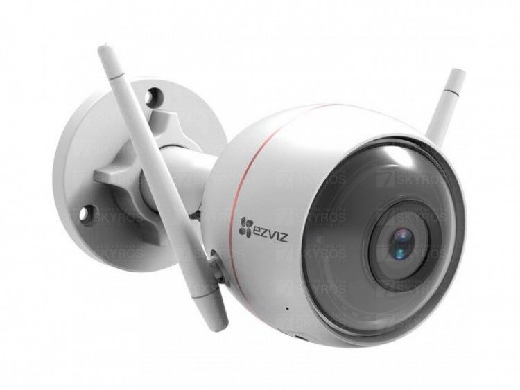 картинка C3W Color Night Pro 4MP (4 мм) Беспроводная IP-камера 4Мп уличная c объективом 104° микрофоном и сиреной 100dB(CS-C3W-A0-3H2WFL) от магазина Охранных систем и видеонаблюдения