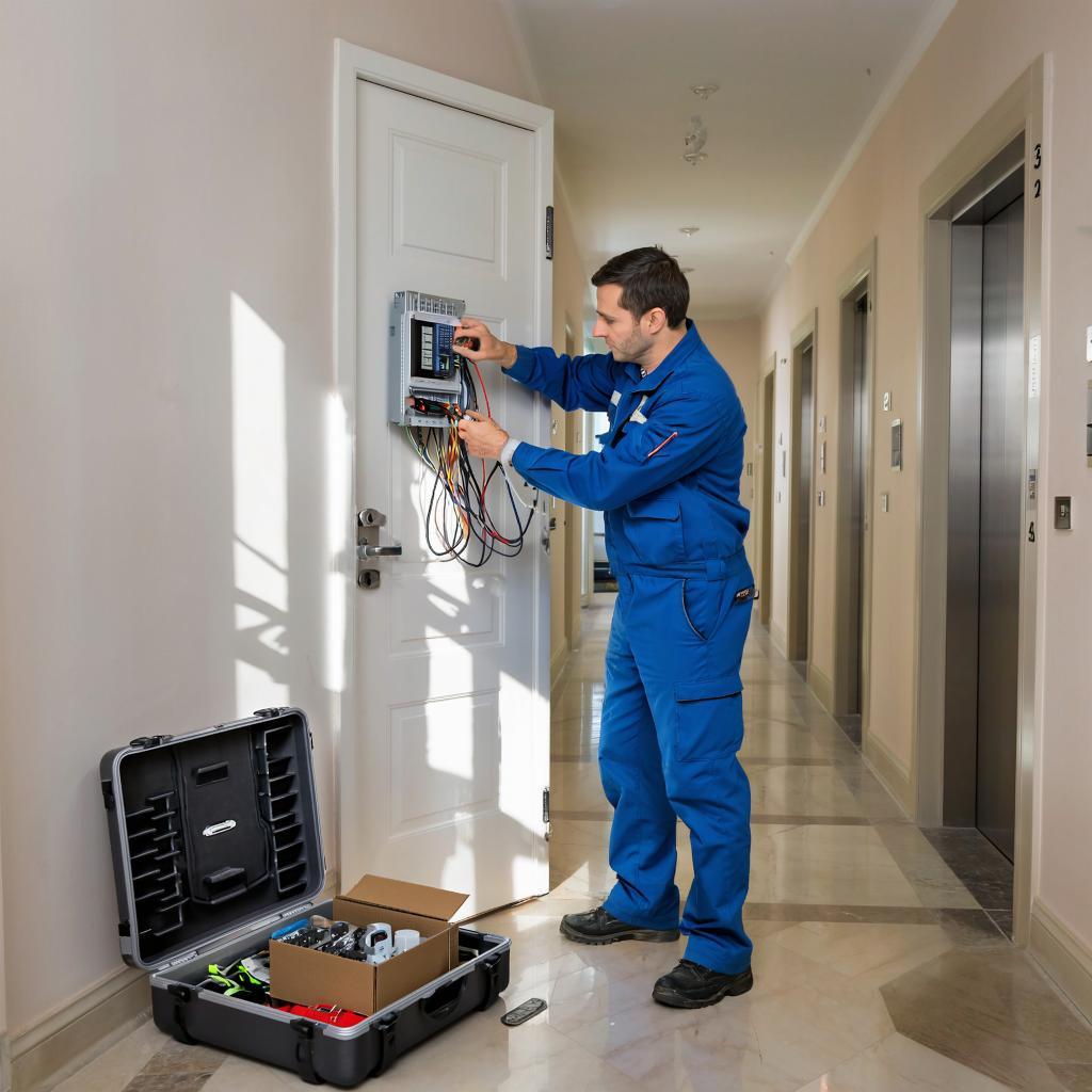 Установка видеодомофона в подъезде — пошаговая инструкция для монтажников