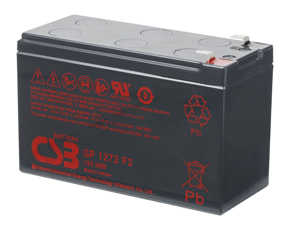 картинка Энерготех АКБ GP1272 (12V28W) от магазина Охранных систем и видеонаблюдения