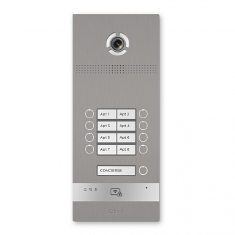 картинка Вызывная панель BAS-IP BI-12FBI Silver от магазина Охранных систем и видеонаблюдения
