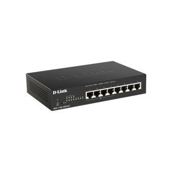 картинка PoE-коммутатор D-Link DGS-1100-08PLV2/A1A от магазина Охранных систем и видеонаблюдения