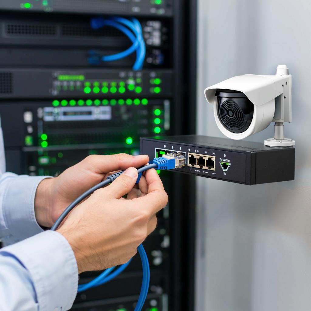 Как подключить PoE-камеру: настройка питания и сети