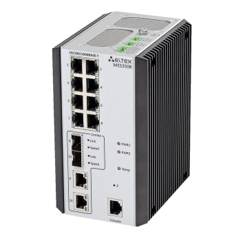 картинка Промышленный коммутатор уровня L3 Eltex MES3508P от магазина Охранных систем и видеонаблюдения