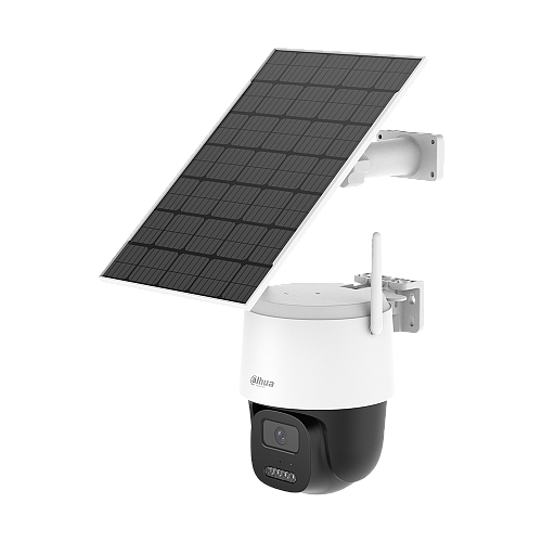 картинка DH-BP5E 5 Мп уличная миникупольная (PT) IP-видеокамера с поддержкой Wi-Fi и солнечной батареей от магазина Охранных систем и видеонаблюдения