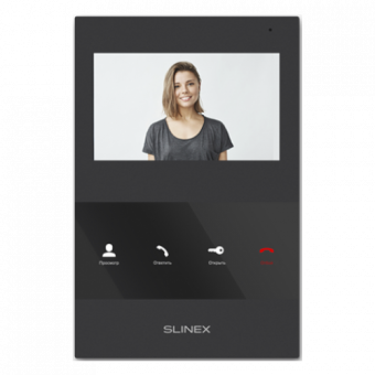картинка Абонентский монитор Slinex SQ-04M black от магазина Охранных систем и видеонаблюдения