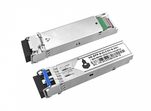 картинка NS-SFP-S-2LC33-G10-20 Оптический SFP Модуль 10G. Два волокна Single Mode. Скорость: 10 Гбит/c. от магазина Охранных систем и видеонаблюдения