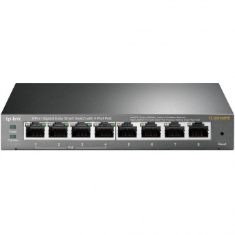 картинка Управляемый Smart PoE-коммутатор TP-Link TL-SG108PE Gigabit Ethernet от магазина Охранных систем и видеонаблюдения