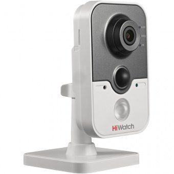 картинка Компактная HD-TVI камера 2Мп HiWatch DS-T204 со звуком и ИК-подсветкой для дома и офиса от магазина Охранных систем и видеонаблюдения