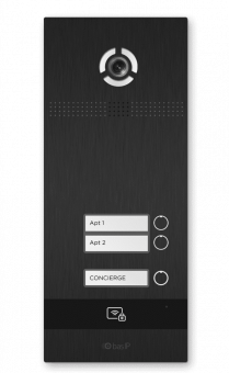 картинка Вызывная панель BAS-IP BI-02FB black от магазина Охранных систем и видеонаблюдения