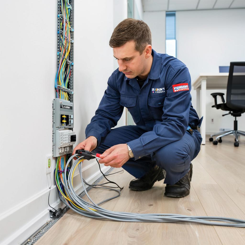 Как провести скрытую проводку для домофона без штробления