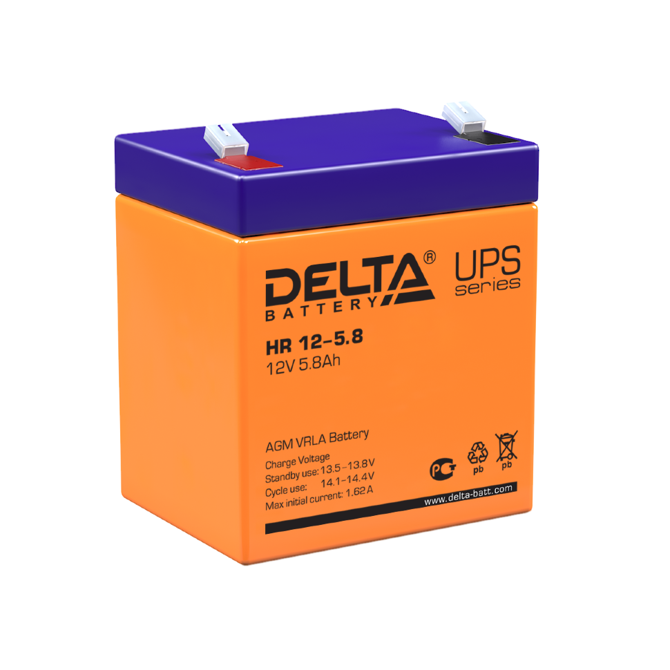 картинка DELTA battery HR12-5.8 от магазина Охранных систем и видеонаблюдения