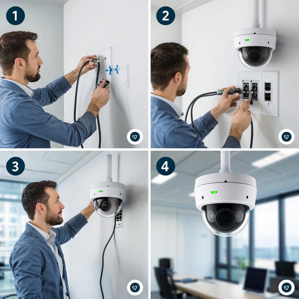 Пошаговая инструкция по монтажу PoE-камер: питание, кабели, переходники