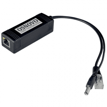 картинка PoE-сплиттер Fast Ethernet Osnovo PoE-Splitter/2 от магазина Охранных систем и видеонаблюдения