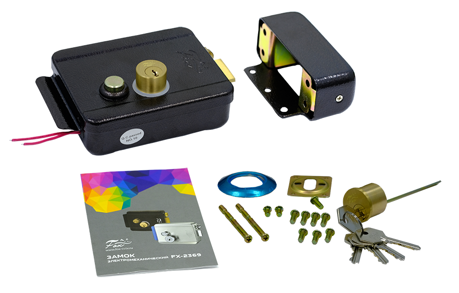 картинка Fox FX-2369 (Медь) Электромеханический замок от магазина Охранных систем и видеонаблюдения