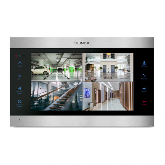 картинка Видеодомофон SLINEX SL-10IPTHD Silver+Black от магазина Охранных систем и видеонаблюдения