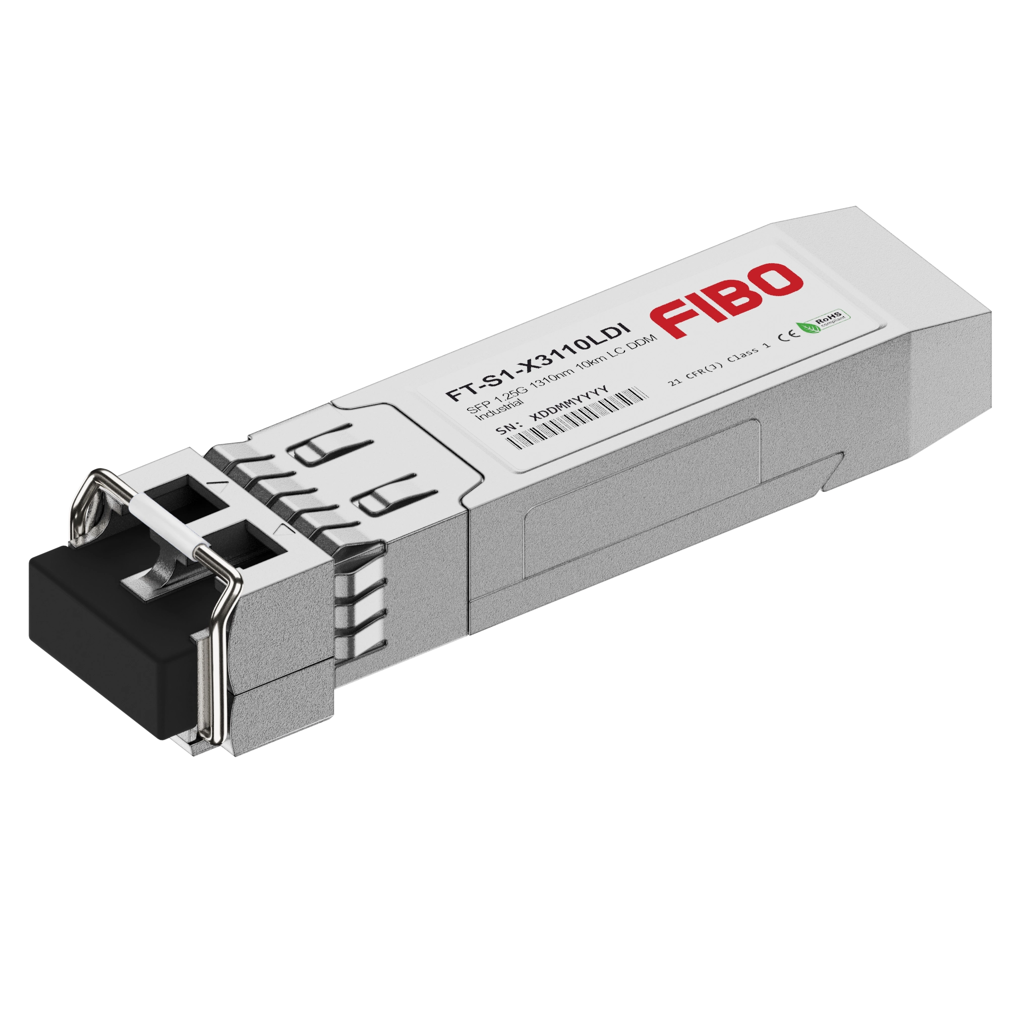 картинка 1000BASE-LX-I SFP промышленный модуль 1310нм 10км от магазина Охранных систем и видеонаблюдения