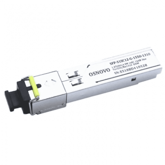картинка SFP-модуль Osnovo SFP-S1SC12-G-1550-1310 от магазина Охранных систем и видеонаблюдения