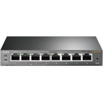 картинка Управляемый Smart PoE-коммутатор TP-Link TL-SG108PE Gigabit Ethernet от магазина Охранных систем и видеонаблюдения