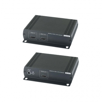 картинка KVM-комплект HDMI, USB, ИК — RJ-45 SC&T HKM01E от магазина Охранных систем и видеонаблюдения
