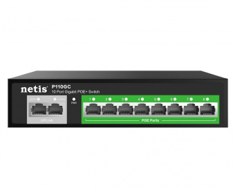 картинка PoE-коммутатор Netis P110GC от магазина Охранных систем и видеонаблюдения