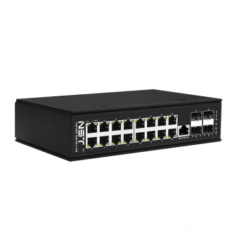 картинка PoE-коммутатор NST NS-SW-16G4G-PL/IM от магазина Охранных систем и видеонаблюдения