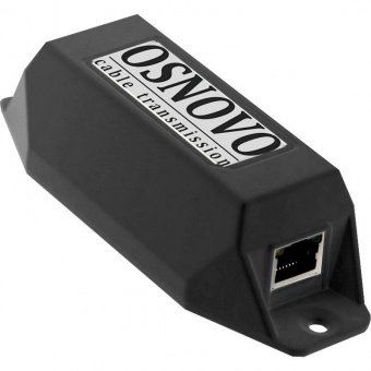 картинка PoE удлинитель 10/100/1000M Gigabit Ethernet OSNOVO E-PoE-1G до 500м + питание на 100м от магазина Охранных систем и видеонаблюдения