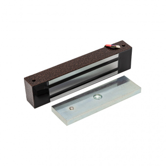 картинка Электромагнитный замок AccordTec «ML-350N KB-2 с уголком, коричневый» от магазина Охранных систем и видеонаблюдения