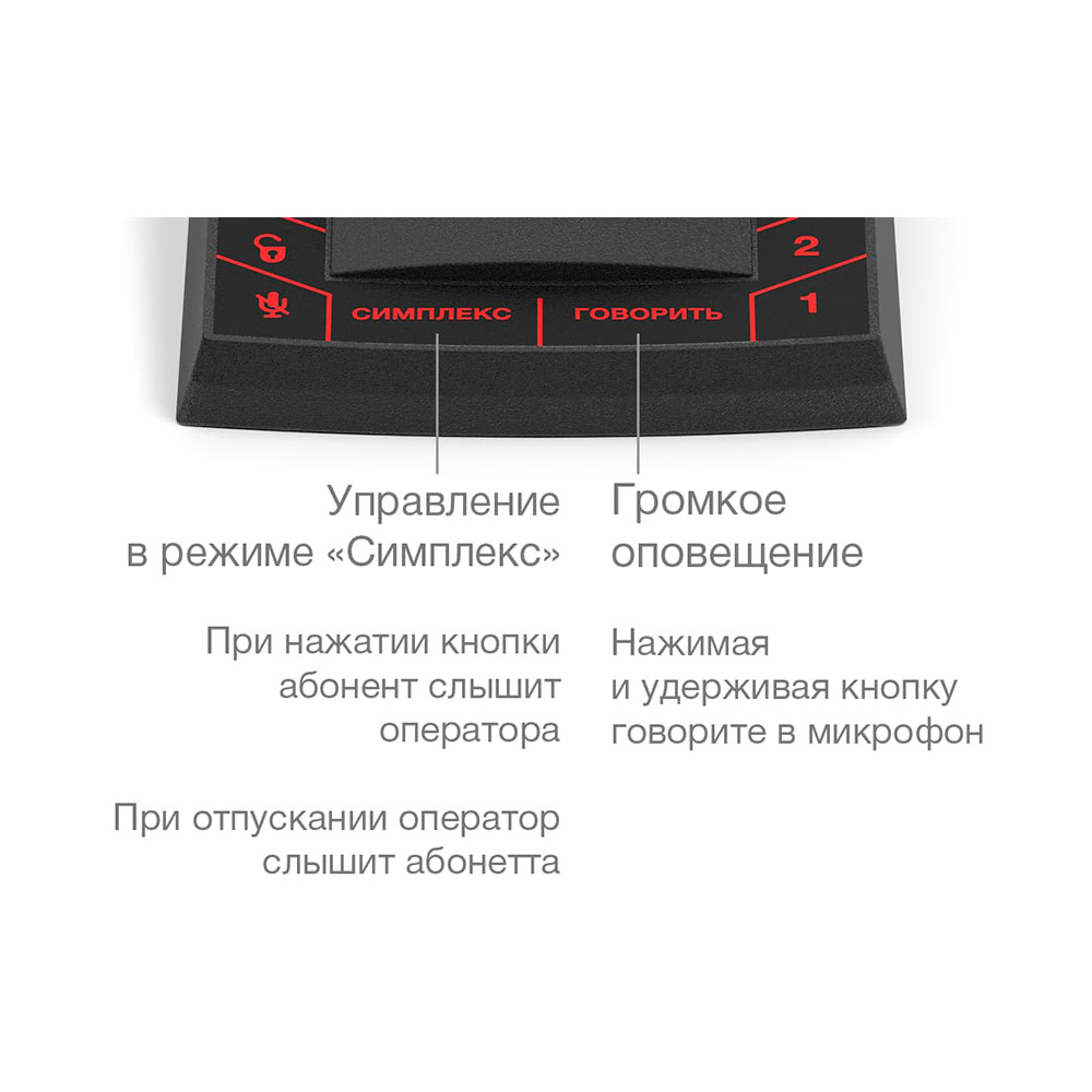 картинка S-760 — пульт селекторной связи на 6 абонентов от магазина Охранных систем и видеонаблюдения