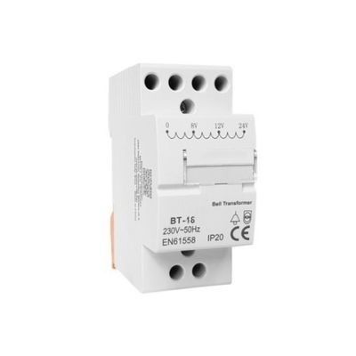 картинка CS-CMT-A0-Transformer Трансформатор напряжения 8, 12, 24Вт на DIN-рейку 35мм от магазина Охранных систем и видеонаблюдения
