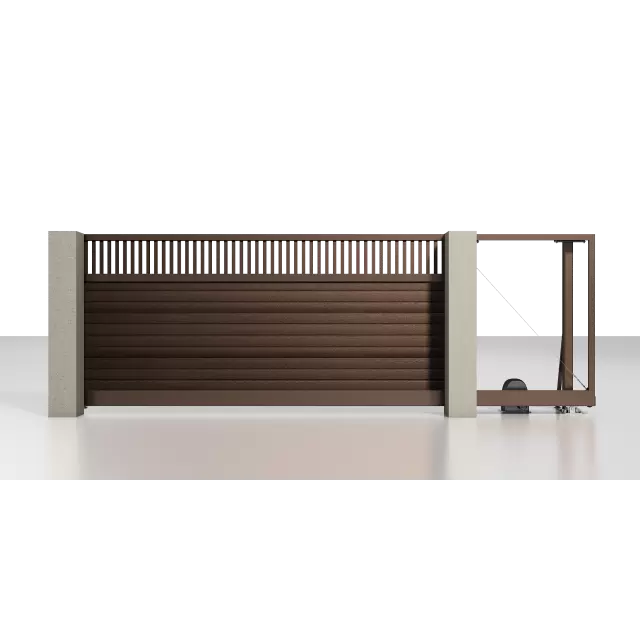 картинка Автоматические откатные ворота ALUTECH Prestige 4500×2000 мм от магазина Охранных систем и видеонаблюдения