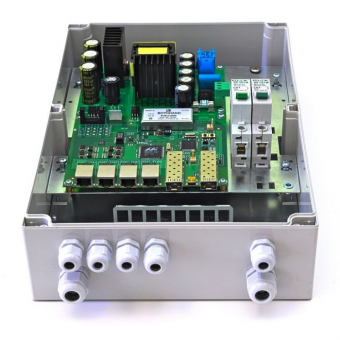 картинка РоЕ-коммутатор TFortis PSW-2G+ от магазина Охранных систем и видеонаблюдения