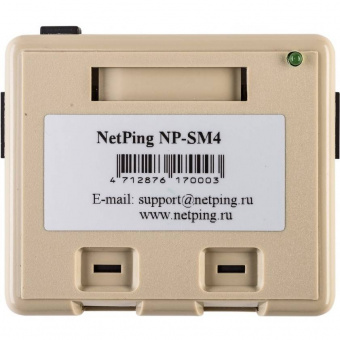 картинка PoE-коммутатор NetPing NP-SM4 от магазина Охранных систем и видеонаблюдения