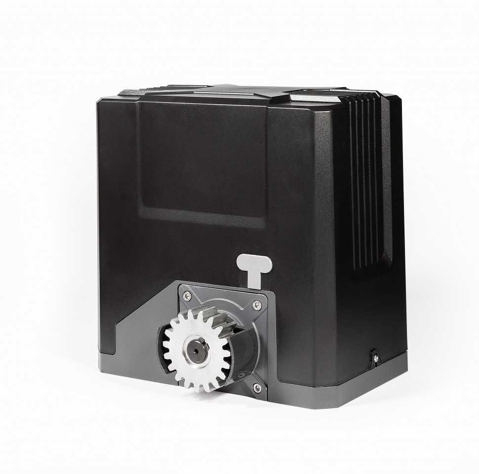 картинка SKY-S1500m Электропривод 230 В для откатных ворот до 1500 кг, магнитный концевой выключатель, нейлоновая червячная передача, 2 брелка-передатчика от магазина Охранных систем и видеонаблюдения