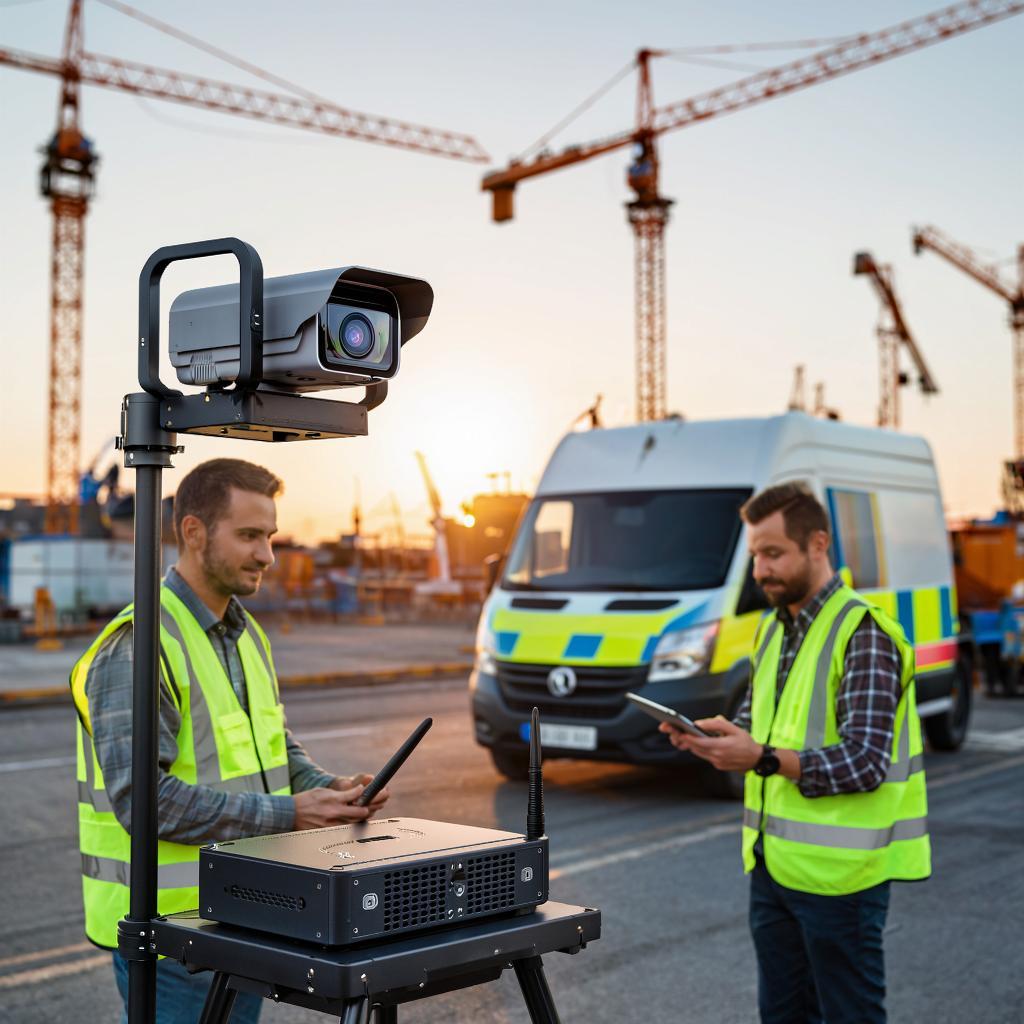 4G видеонаблюдение для строительных площадок: временные решения