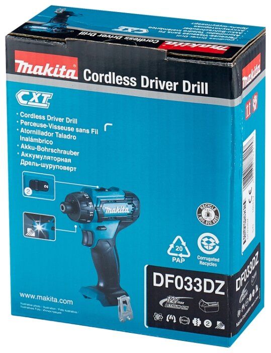 картинка Шуруповерт Makita DF 033 DZ (DF033DZ) от магазина Охранных систем и видеонаблюдения