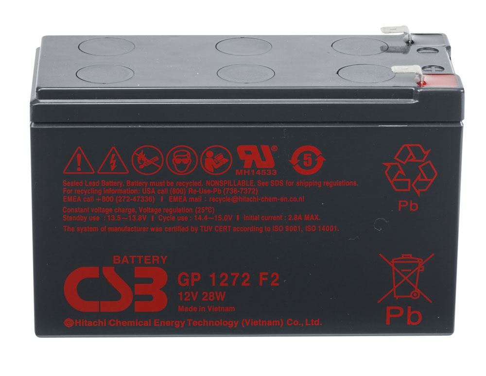 картинка Энерготех АКБ GP1272 (12V28W) от магазина Охранных систем и видеонаблюдения