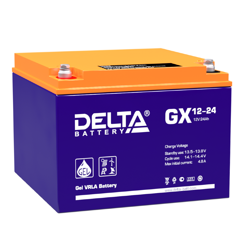 картинка DELTA battery GX 12-24 от магазина Охранных систем и видеонаблюдения