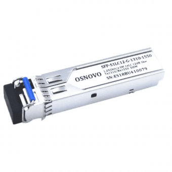 картинка SFP-модуль Osnovo SFP-S1LC12-G-1310-1550 от магазина Охранных систем и видеонаблюдения