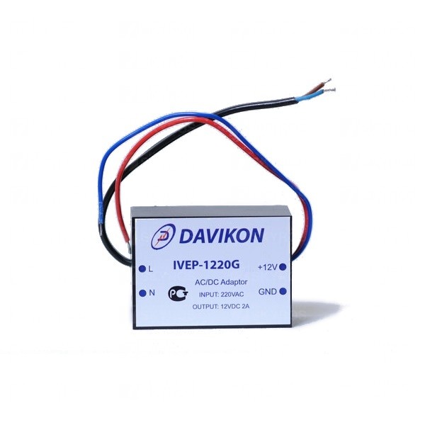 картинка ИВЭП-1220G Всепогодный блок питания (IP 67) U=12B, Iном=2А для скрытой установки от магазина Охранных систем и видеонаблюдения