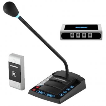 картинка 4-канальное переговорное устройство «клиент-кассир» STELBERRY S-640 от магазина Охранных систем и видеонаблюдения