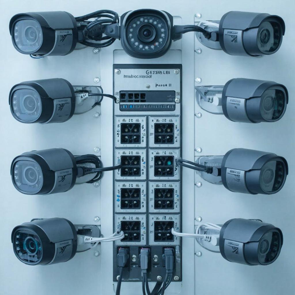 Настройка PoE‑коммутатора для 6 камер: VLAN и питание