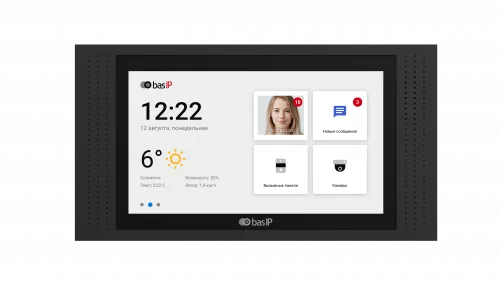 картинка IP-видеoдoмoфoн AT-07L BLACK от магазина Охранных систем и видеонаблюдения