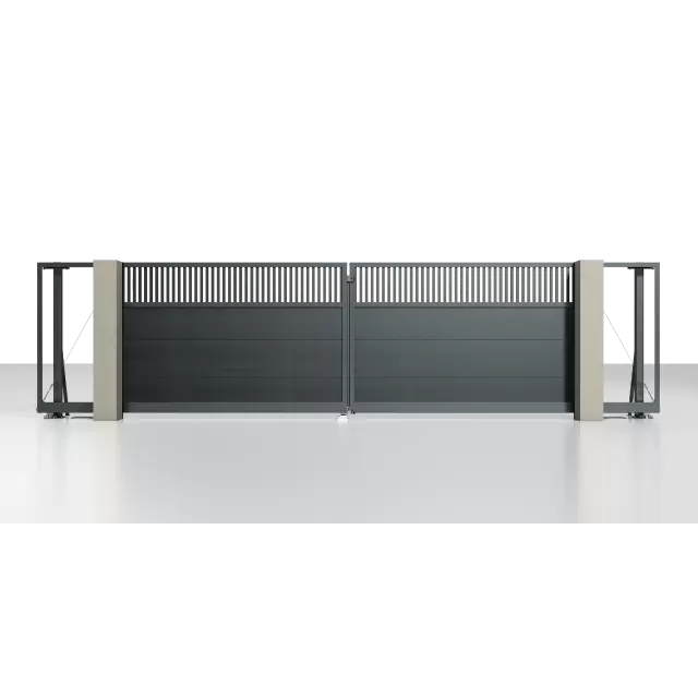 картинка Встречные откатные ворота Prestige 6 метров от магазина Охранных систем и видеонаблюдения