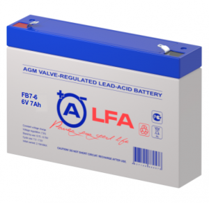 картинка АКБ ALPHA BATTERY FB 7-6 от магазина Охранных систем и видеонаблюдения