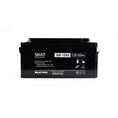 картинка Аккумулятор свинцово-кислотный  SKAT SB 1265 от магазина Охранных систем и видеонаблюдения
