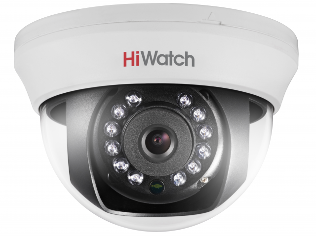картинка HiWatch DS-T591 (6 mm) 5 MPx внутренняя купольная HD-TVI камера с ИК-подсветкой до 20м от магазина Охранных систем и видеонаблюдения