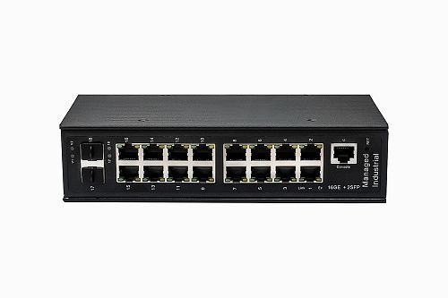 картинка NS-SW-16G2G-PL/IM Промышленный управляемый(L2+)HiPoEкоммутатор Gigabit Ethernet на 16GE PoE+2 GE SFP от магазина Охранных систем и видеонаблюдения