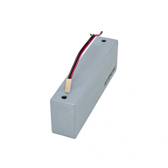 картинка Электромагнитный замок AccordTec «ML-300K с уголком, цвет Серебряный металлик» от магазина Охранных систем и видеонаблюдения